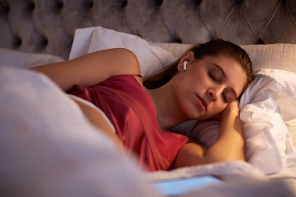 Is it safe to sleep with airpods in